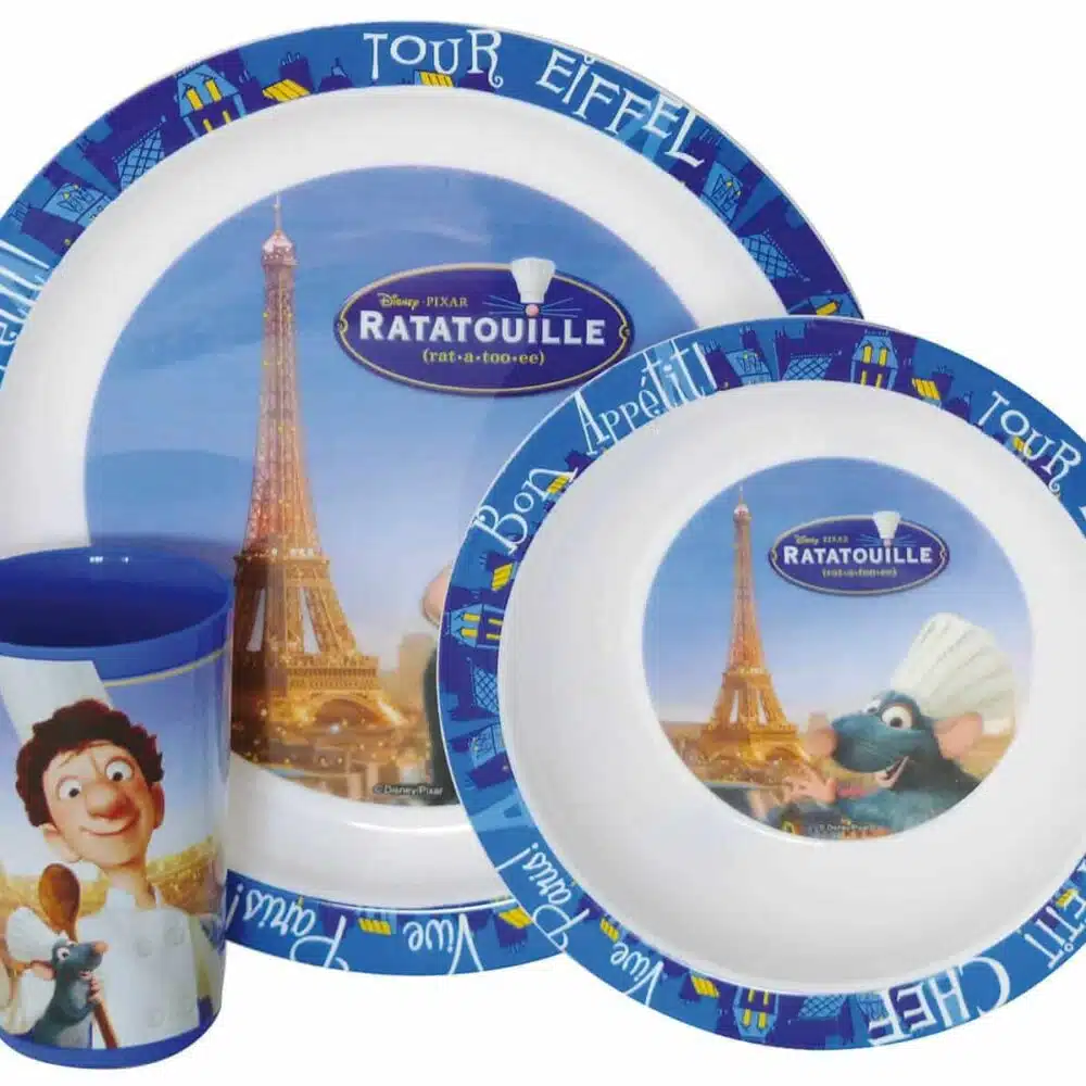Ratatouille Disney σερβίτσιο τριών τεμαχίων