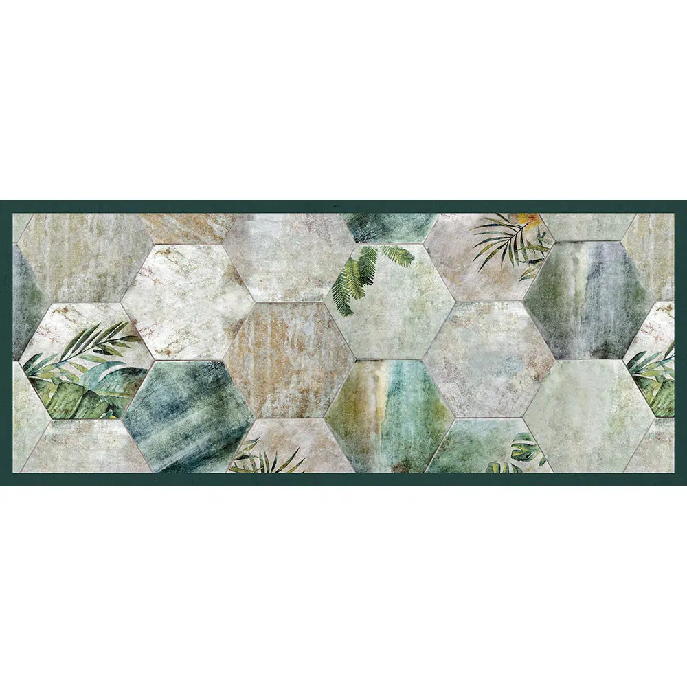 Διάδρομος διακόσμησης κουζίνας ή μπάνιου από ανθεκτικό μουσαμά