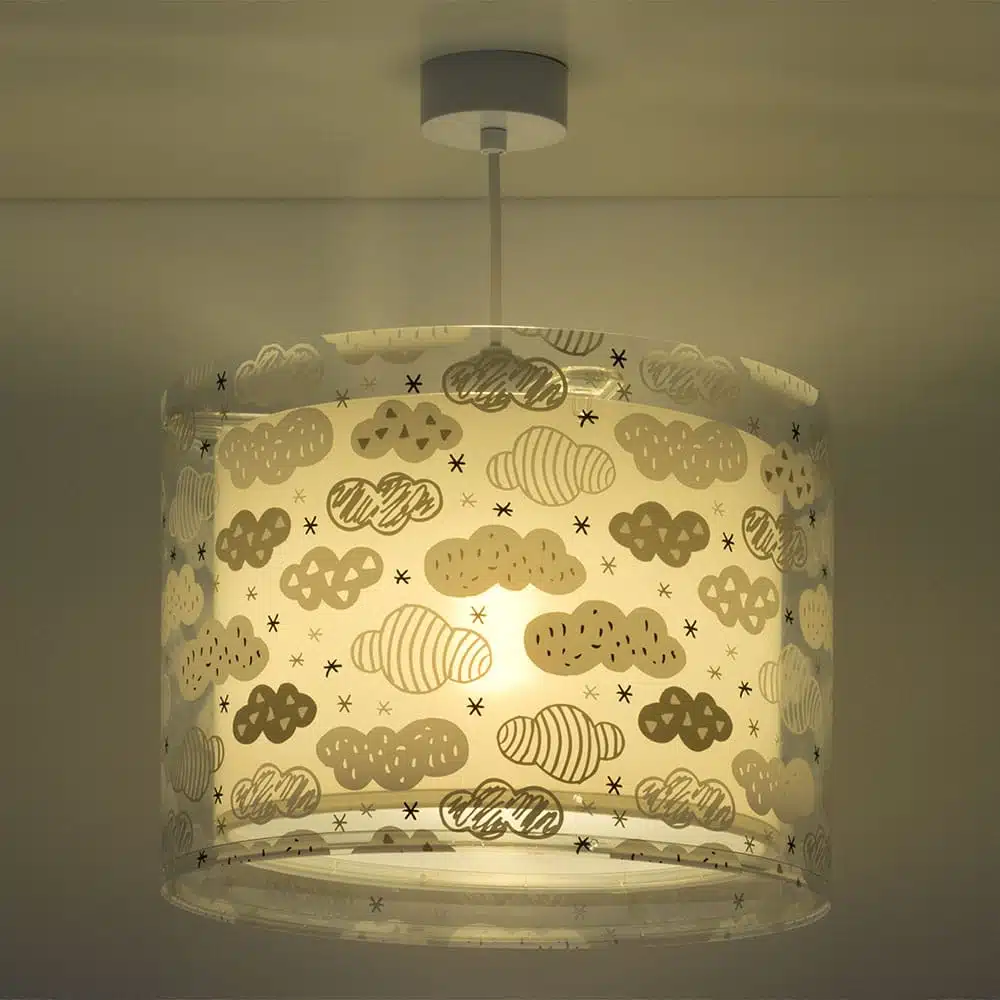 Clouds Gray παιδικό φωτιστικό οροφής κρεμαστό