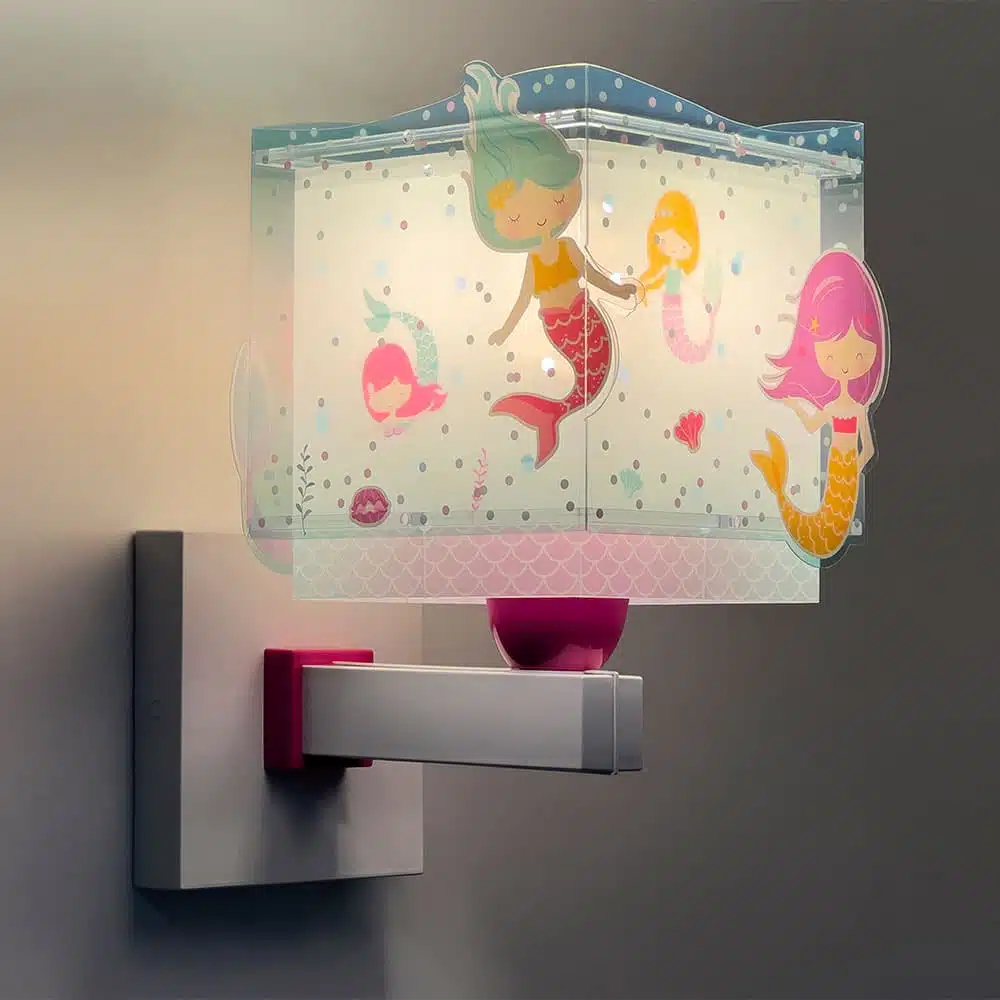 MERMAIDS παιδικό φωτιστικό απλίκα τοίχου