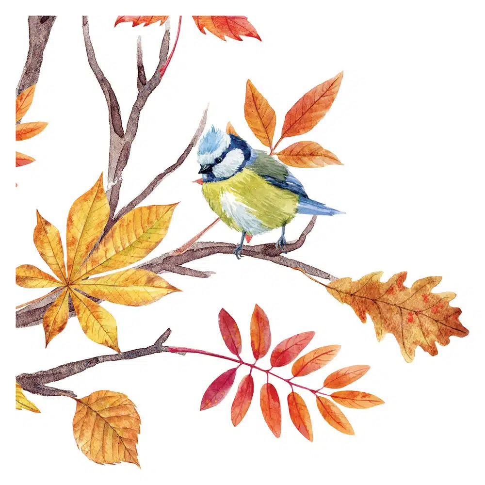 AUTUMN BRANCH βινυλίου αυτοκόλλητα τοίχου