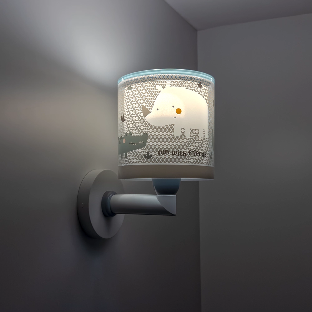 Rhino and Croco απλίκα παιδικό φωτιστικό τοίχου