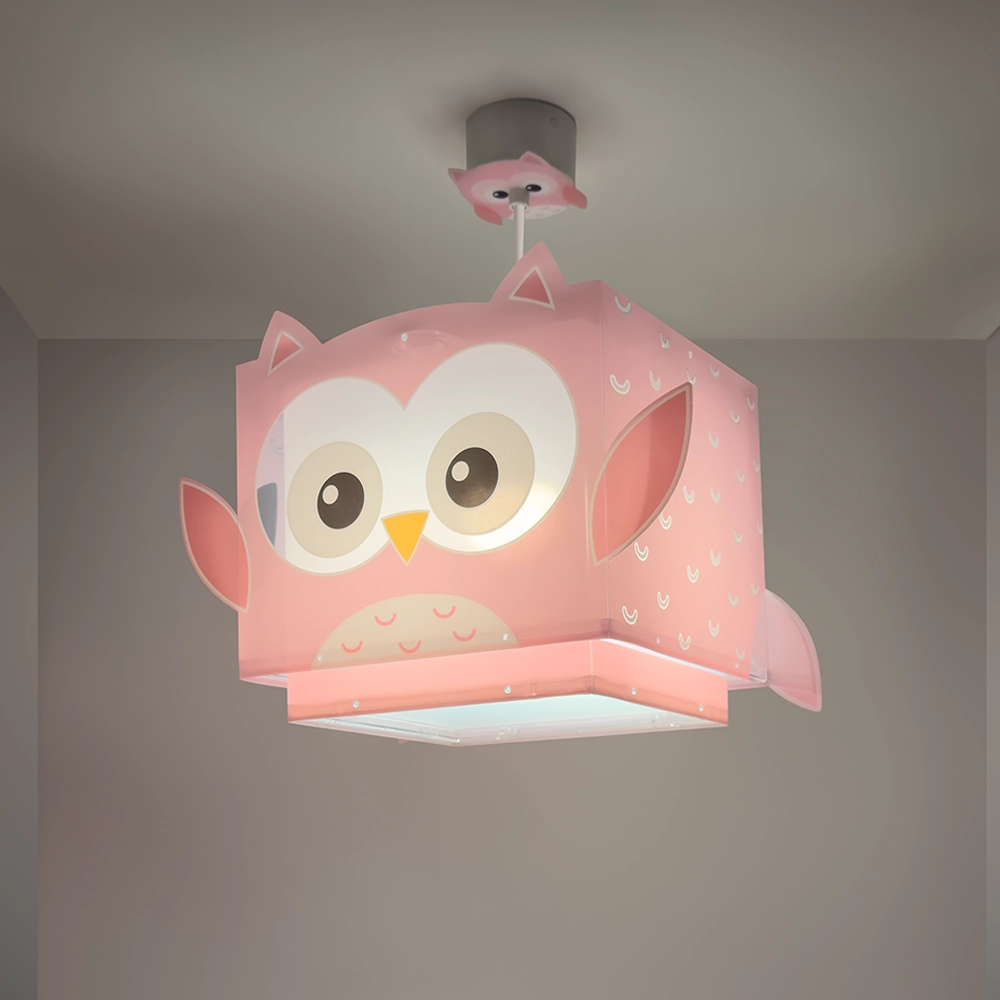 Little Owl Pink κρεμαστό φωτιστικό οροφής